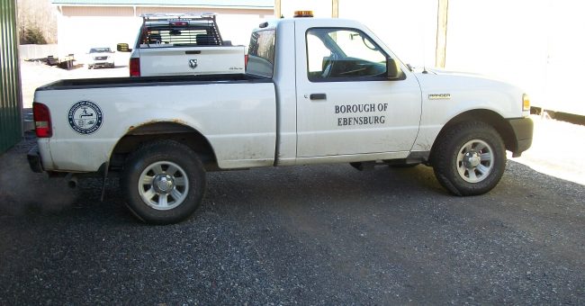 EBENSBURG BOROUGH VEHICLES FOR SALE