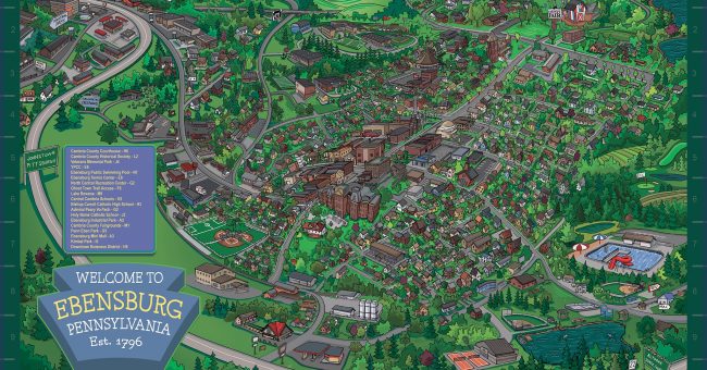 Ebensburg Main Street Partnership Member Directory & Map