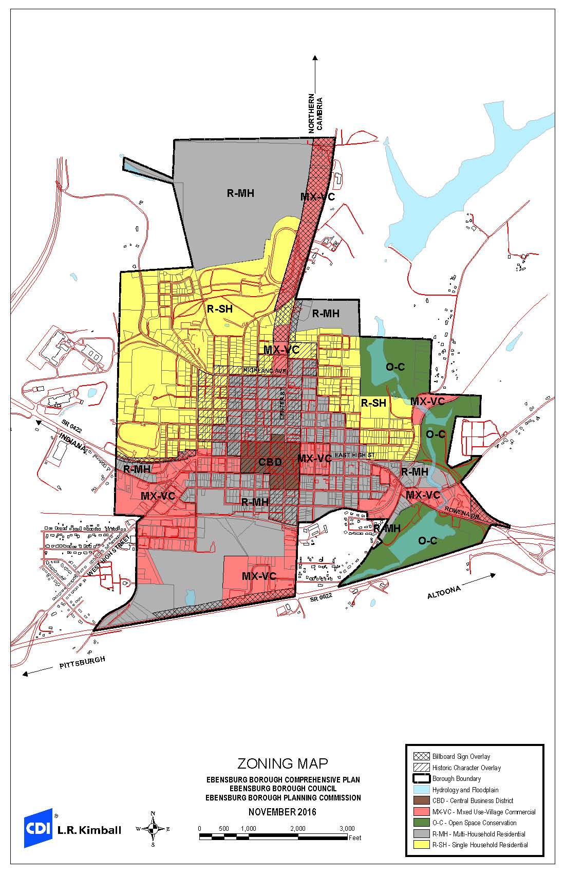 Cambria County Pa Township Map