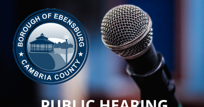 NOTICE OF PUBLIC HEARING