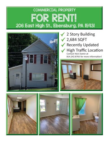 Main Street Partnership Available Properties Ebensburg Borough Ebensburgpa Com