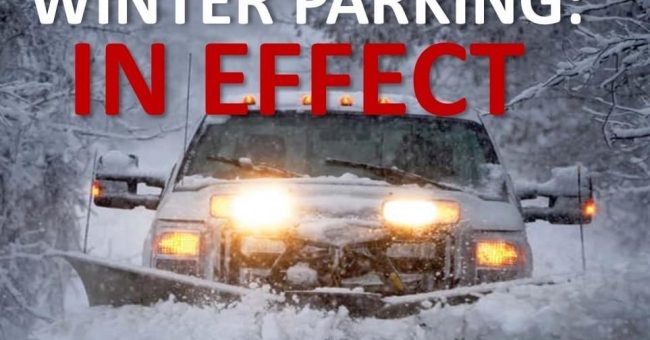 Winter Parking is in Effect