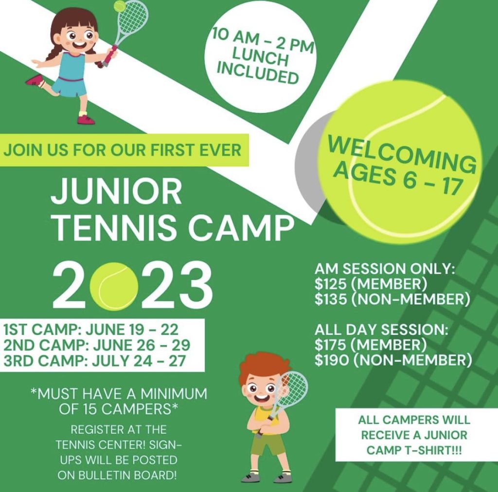 Ebensburg Tennis Center Hosts Junior Tennis Camps Ebensburg Borough