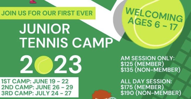 Ebensburg Tennis Center Hosts Junior Tennis Camps