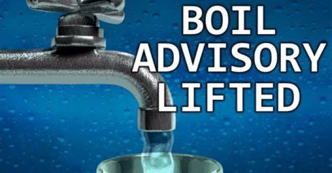 Boil Water Advisories Now Lifted